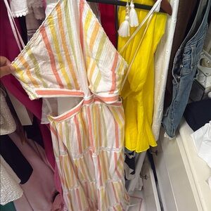 Aerie Multicolor Striped Dress